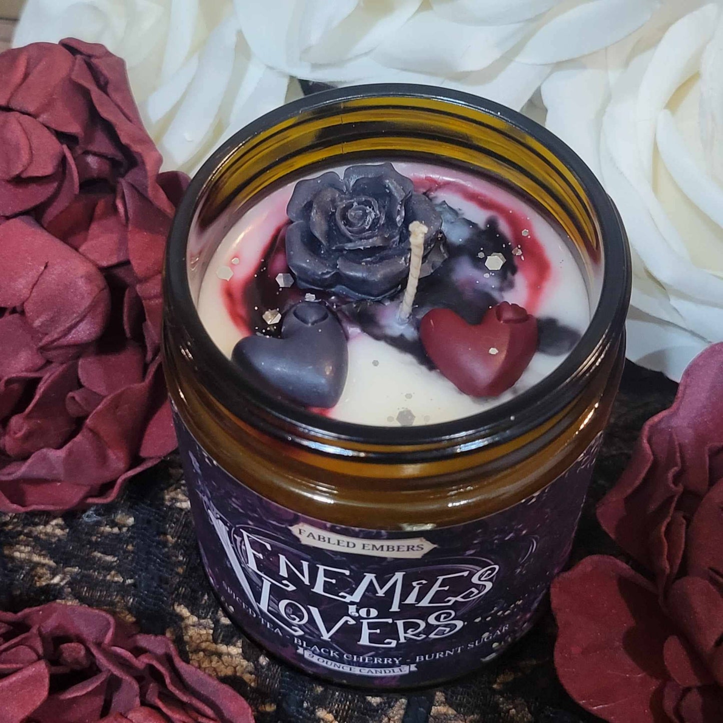 ENEMIES TO LOVERS bookish 9oz Candle Coconut Soy