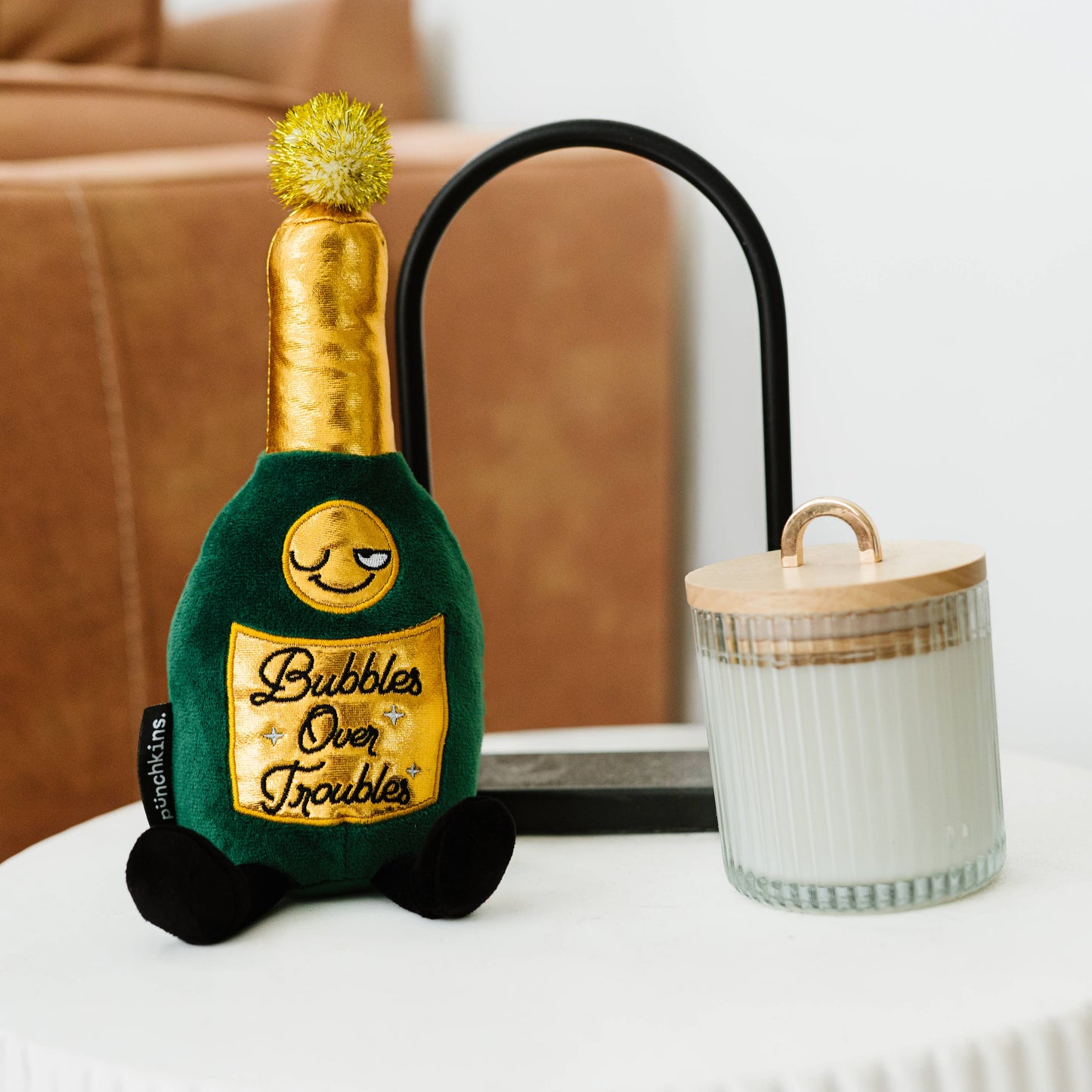 Cute Champagne Novelty Plushie, Perfect Holiday Gift