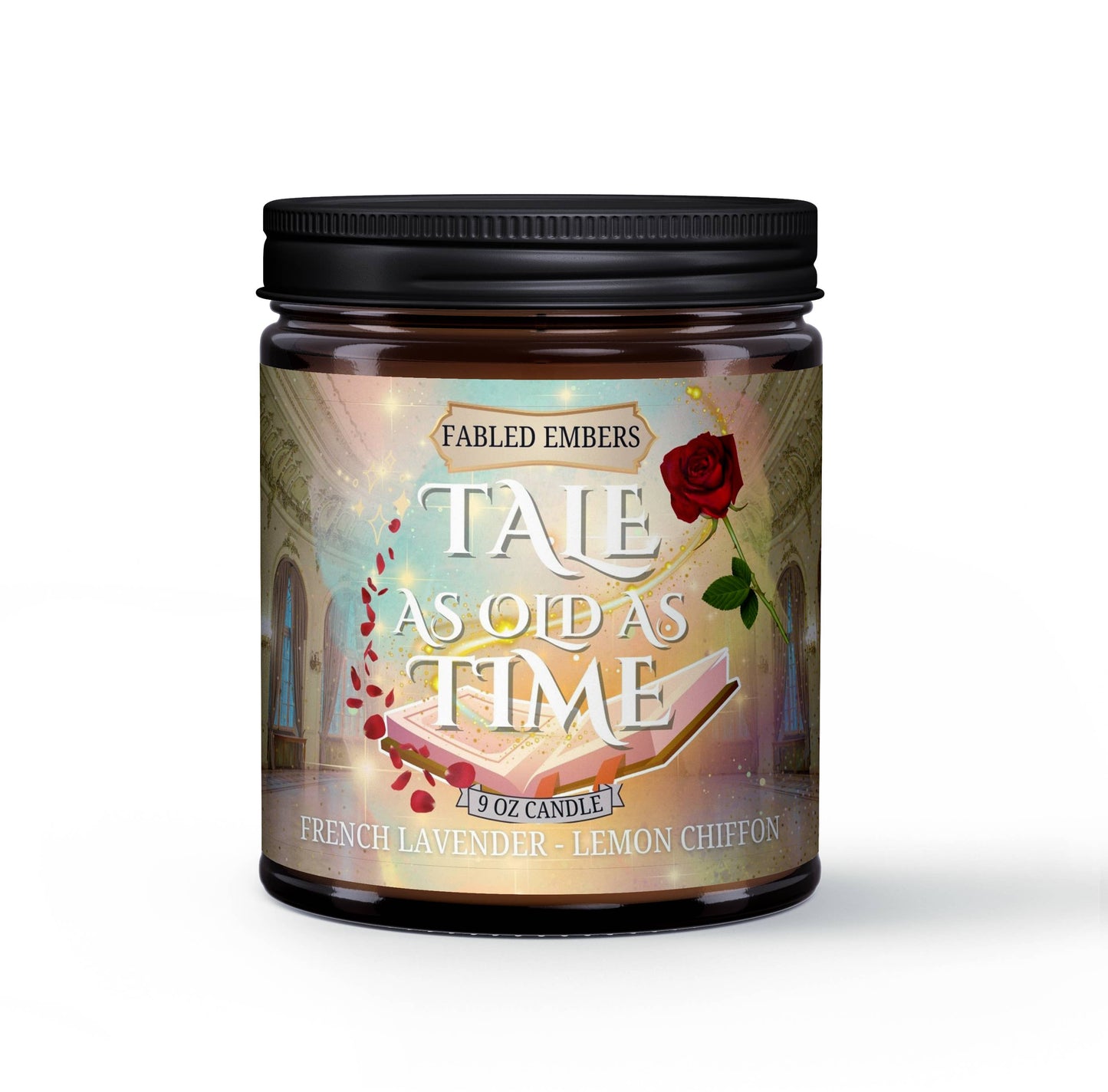 TALE AS OLD AS TIME fairy tale book 9oz Candle Coconut Soy