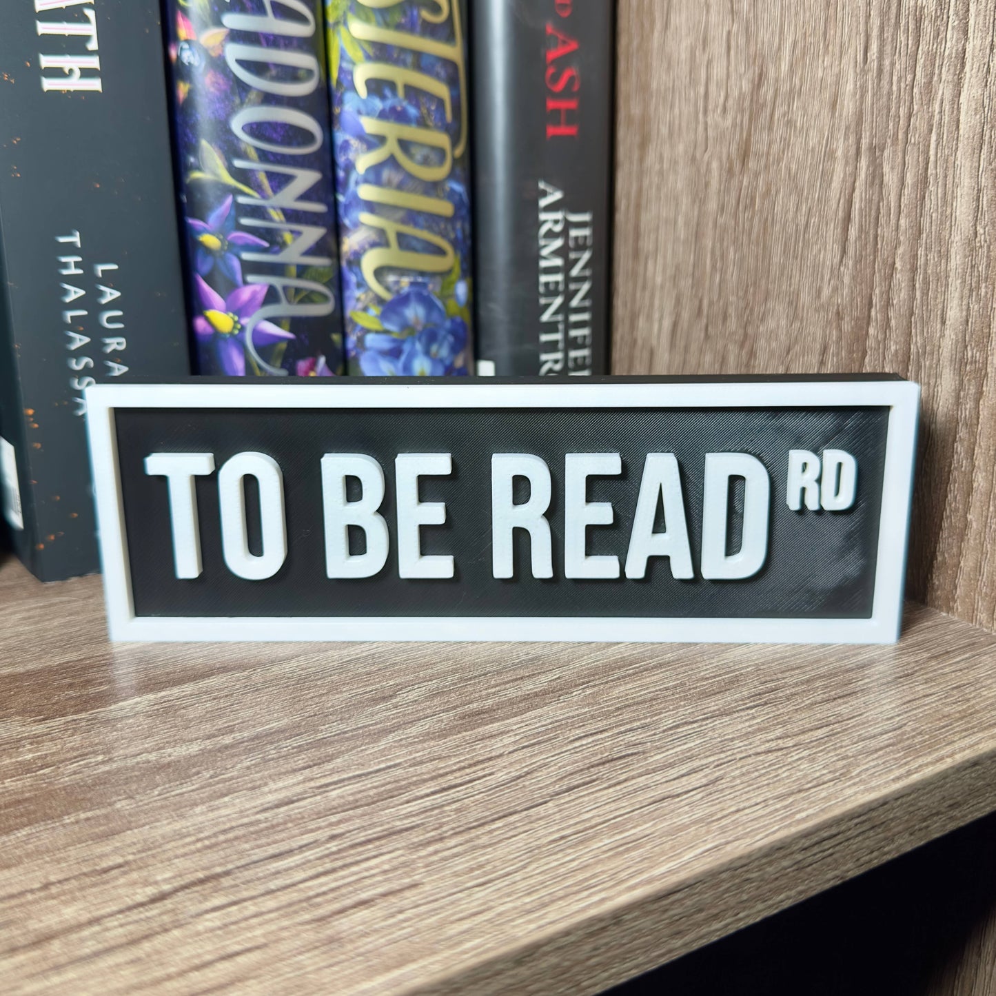 To Be Read Street Sign | Bookshelf Decor