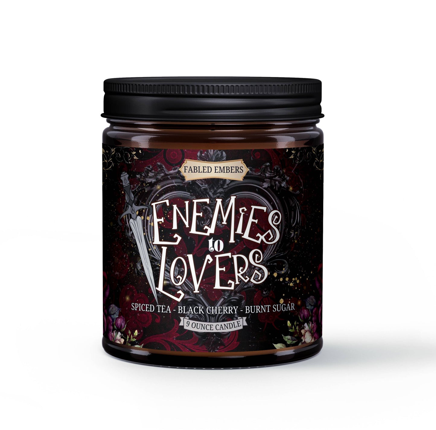 ENEMIES TO LOVERS bookish 9oz Candle Coconut Soy