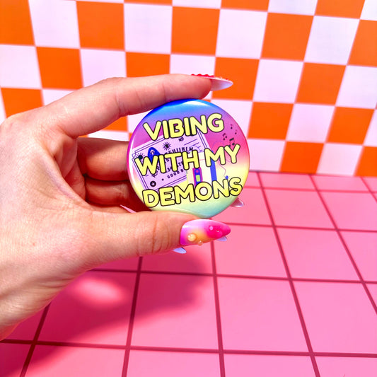 Dark Humor Funny Mental Health Button Pin Pinback Button