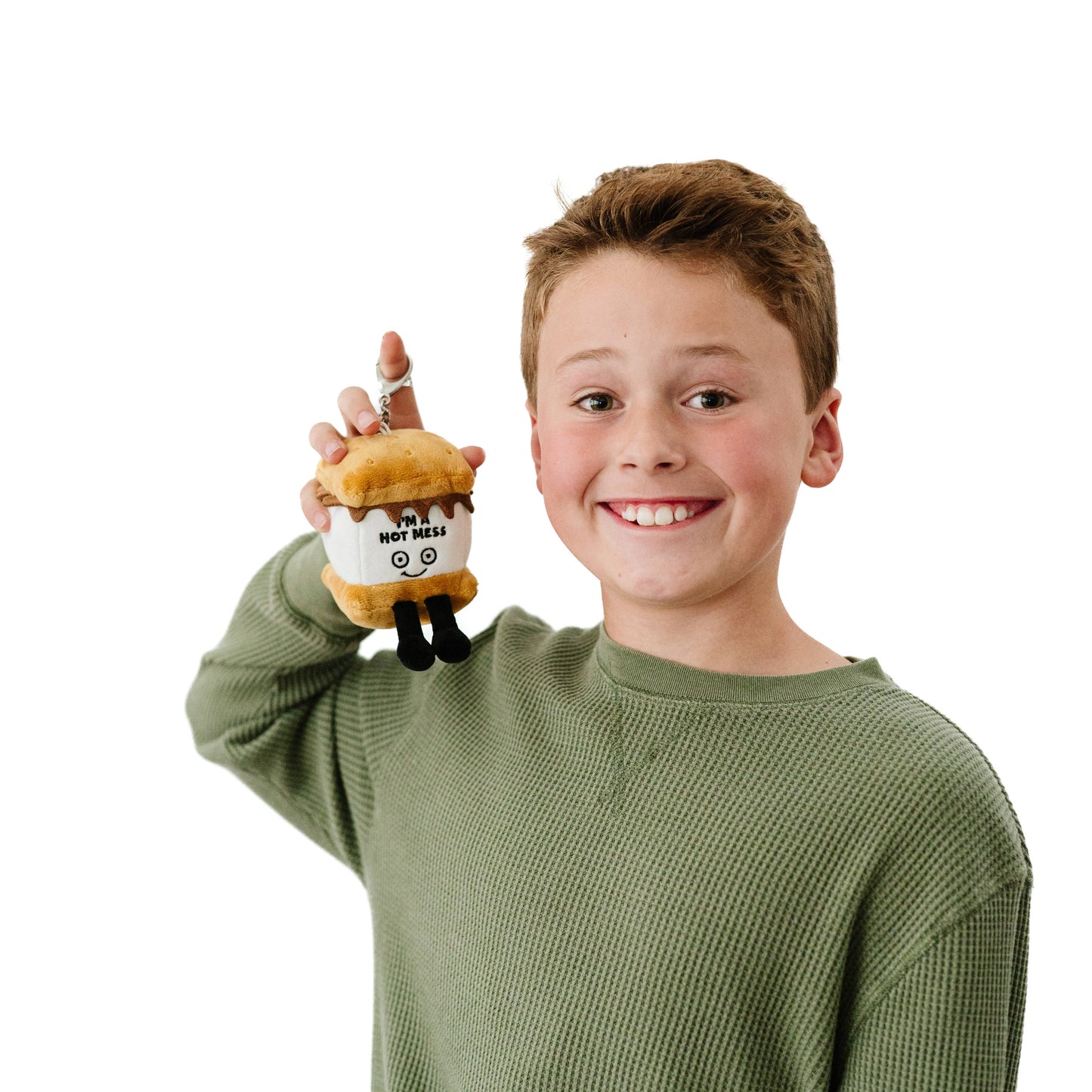 Hot Mess S'Mores Plush Bag Charm  Soft Toy Funny Cute Gift