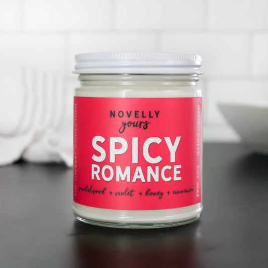 Spicy Romance Candle | Steamy Romance Candle for Readers