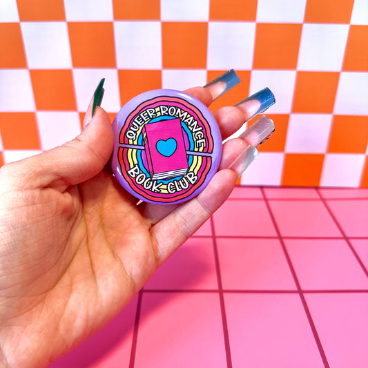 Bookish Books LGBTQIA+ LGBT Gay Button Pin Pinback Button