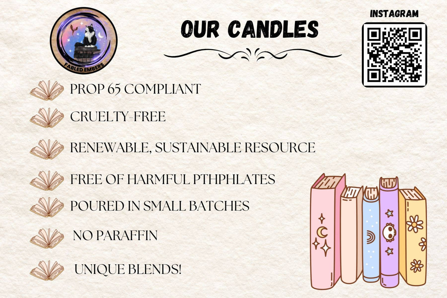 DARK ROMANCE book lovers WINE & CHOCOLATE coconut soy candle