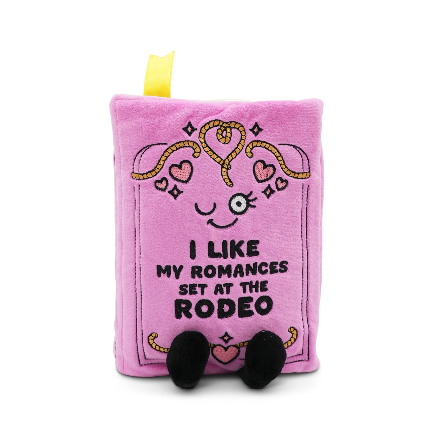 "I Like My Romances Set At The Rodeo" Book Plush