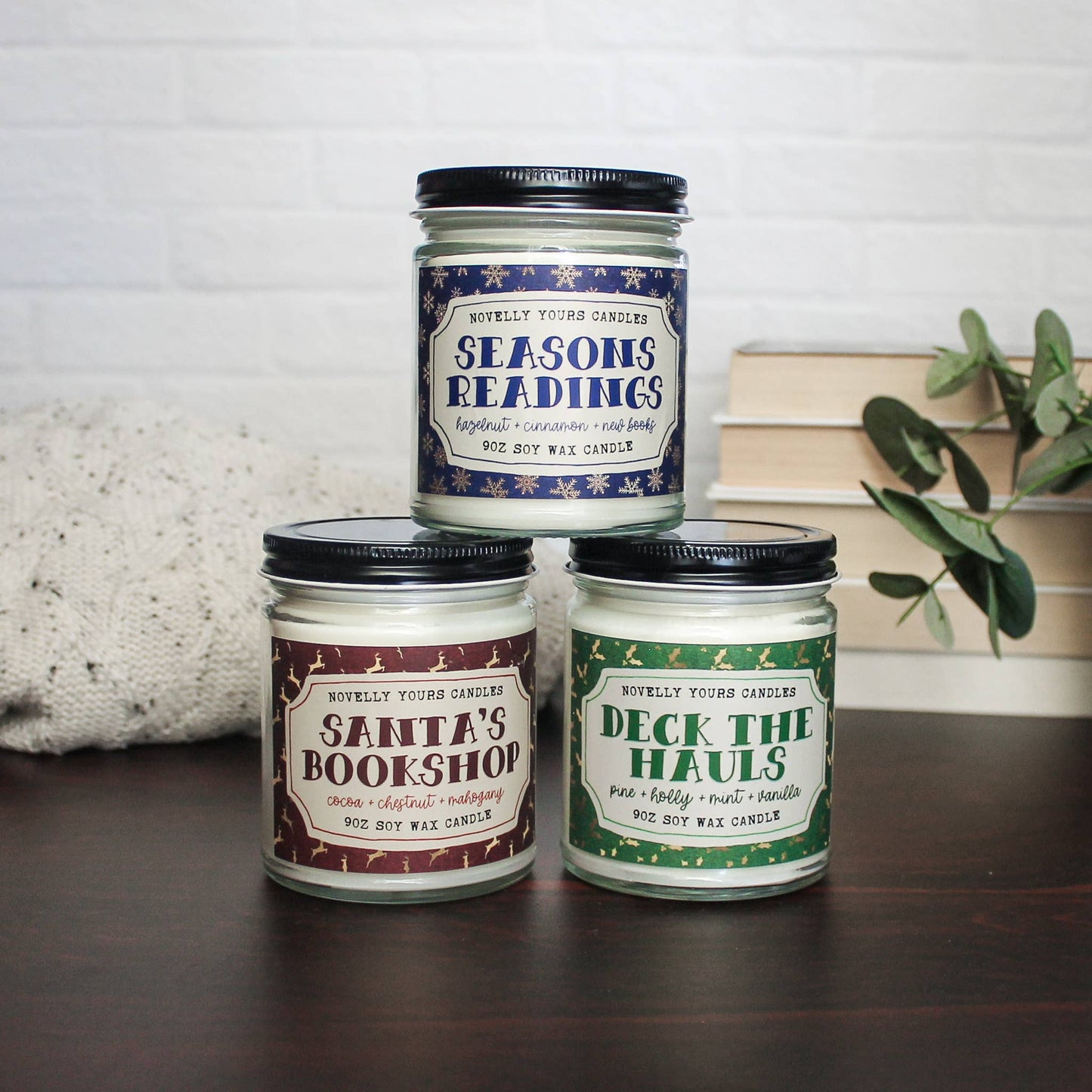 Seasons Readings Candle | Cozy Bookish Christmas Scent