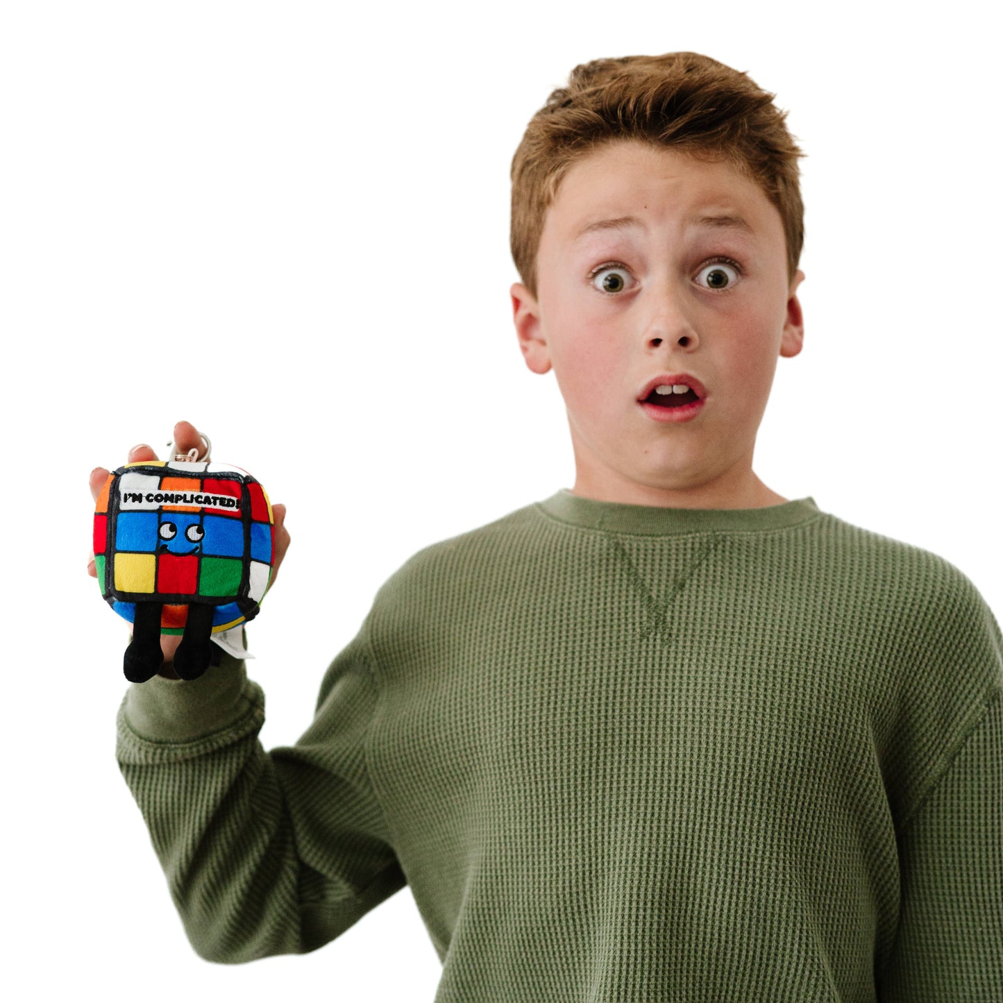 Cube Plush Plush Bag Charm  Soft Cuddly Toy Funny Cute Gift