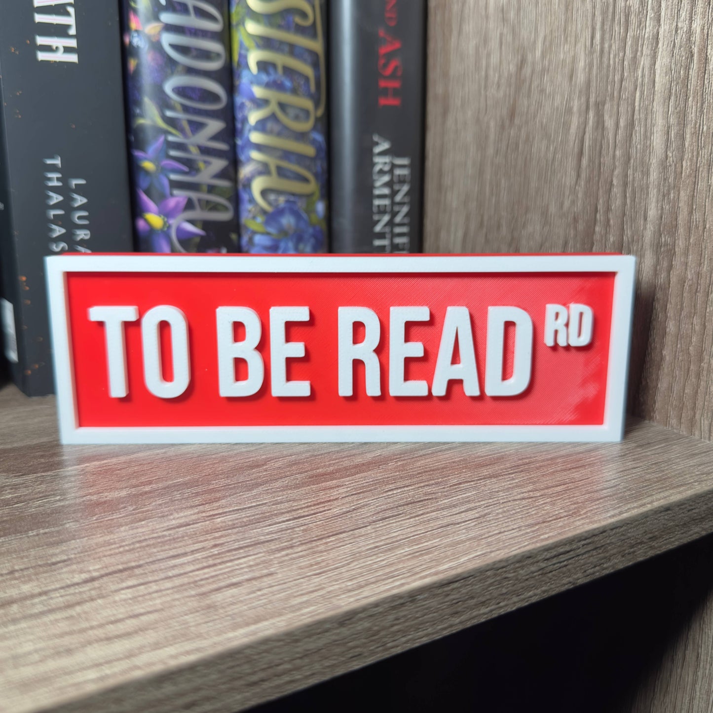 To Be Read Street Sign | Bookshelf Decor
