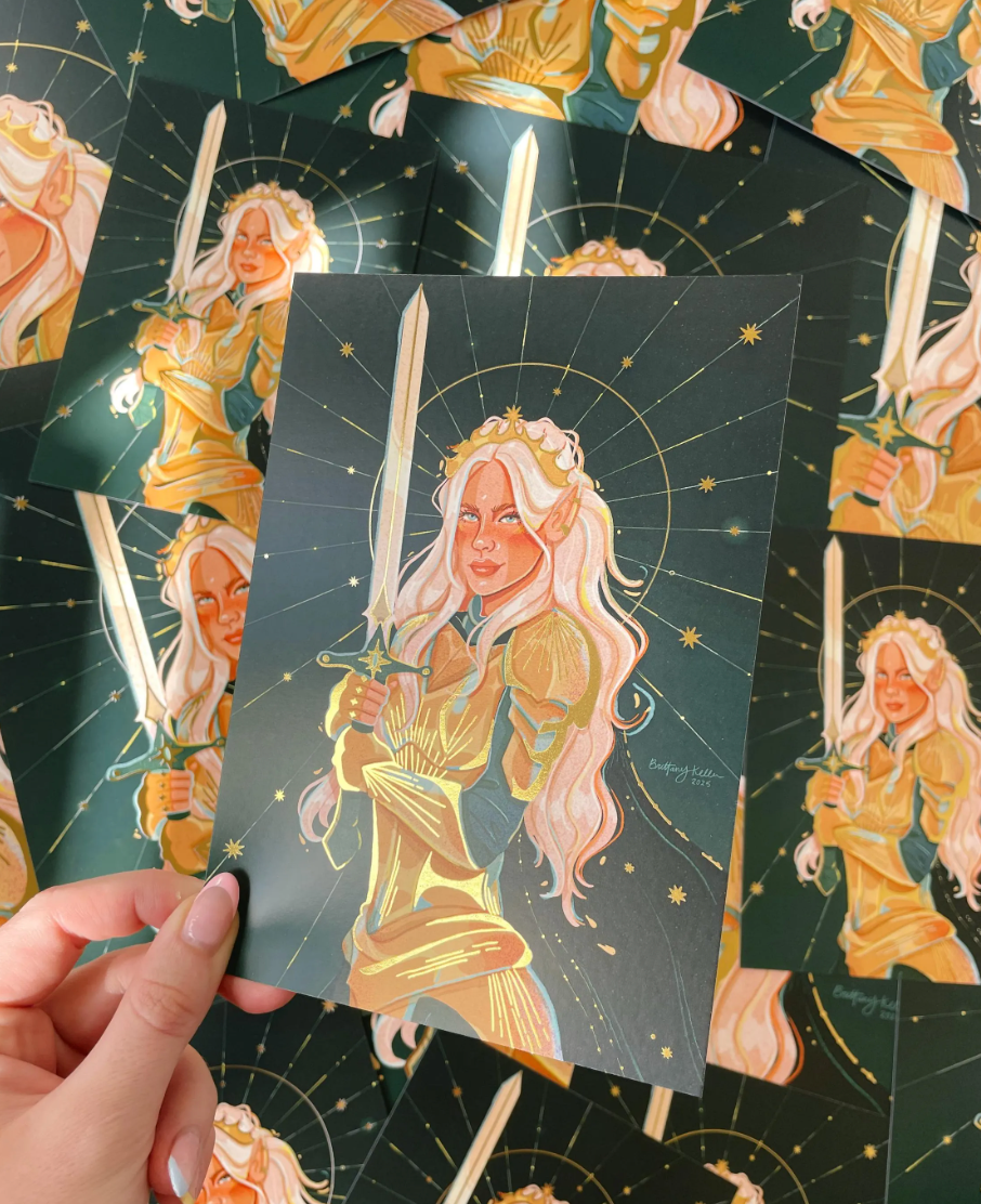 Aelin Gold Foil Print