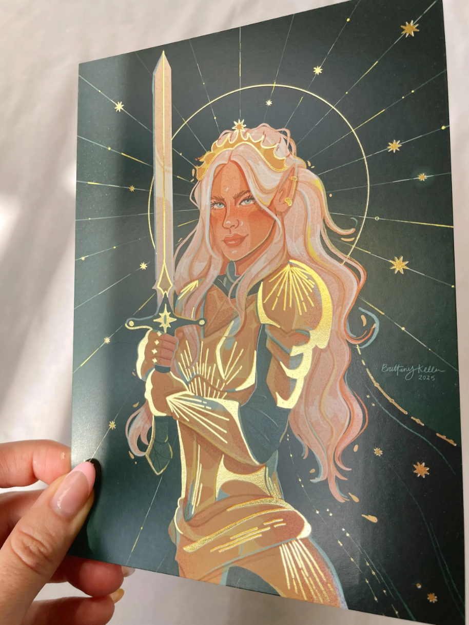 Aelin Gold Foil Print