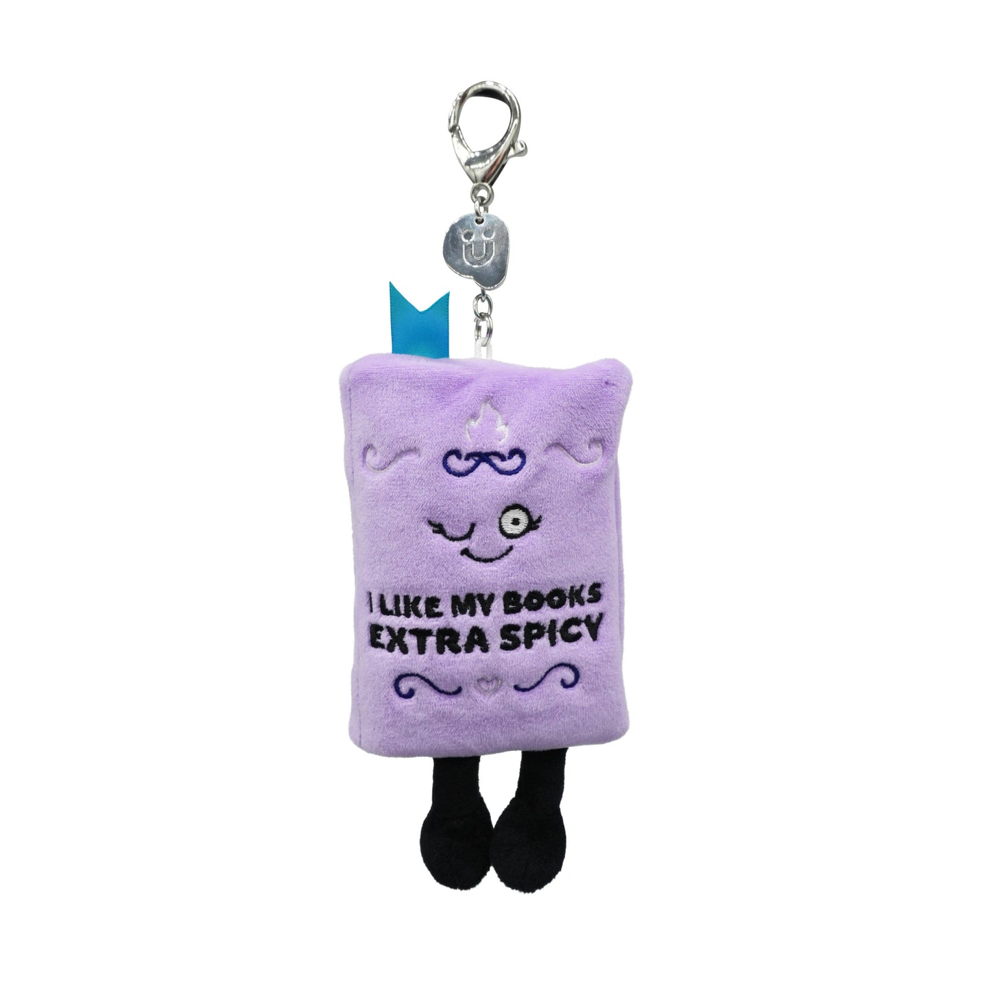 "I Like My Books Extra Spicy" Book Plush Bag Charm