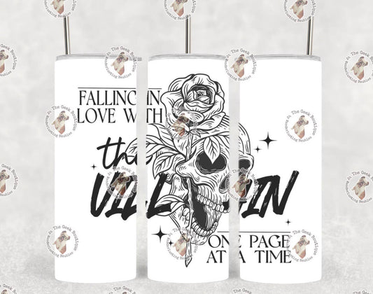 Falling In Love With The Villain Romance Bookish Tumbler