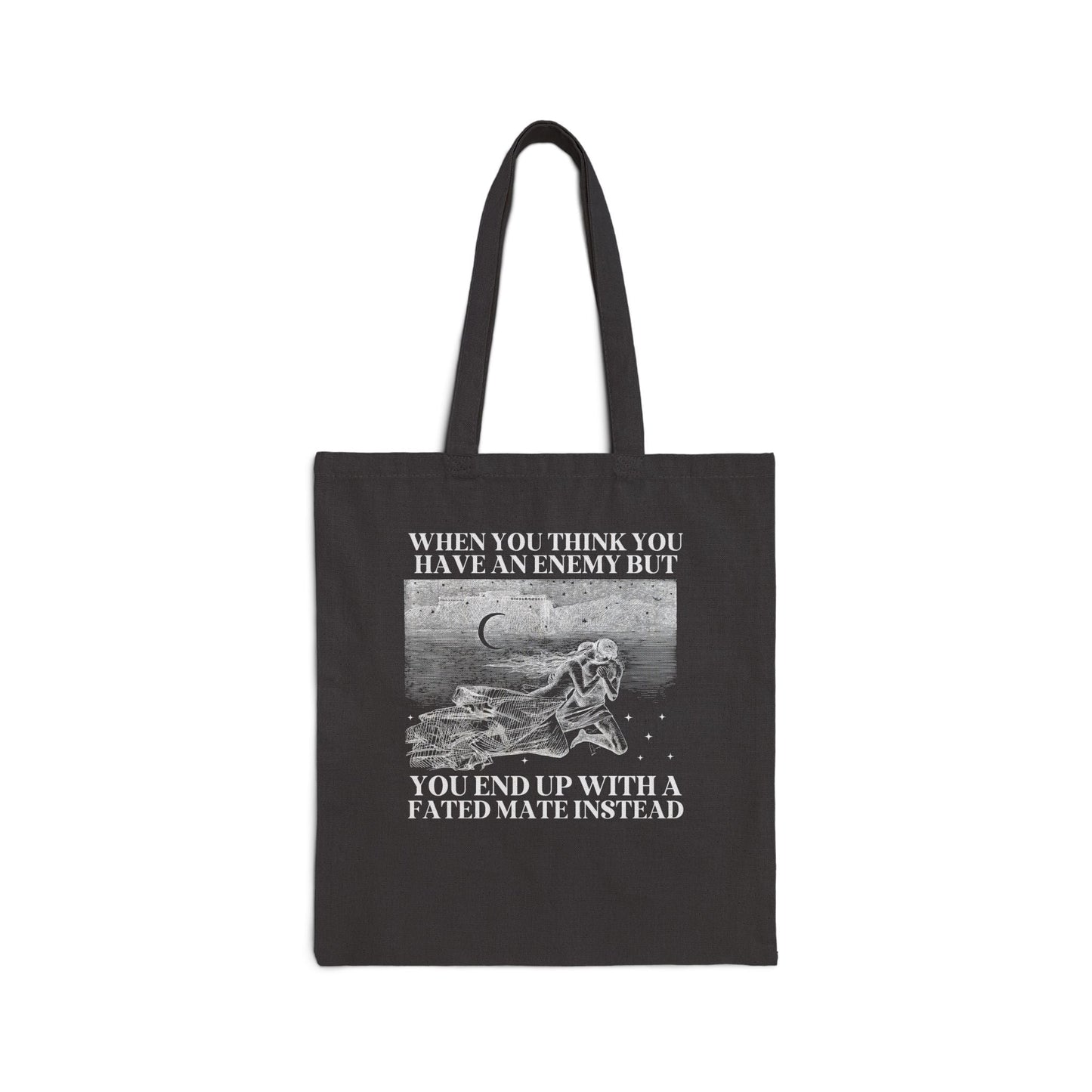 Fantasy Romance Bookworm Tote Bag