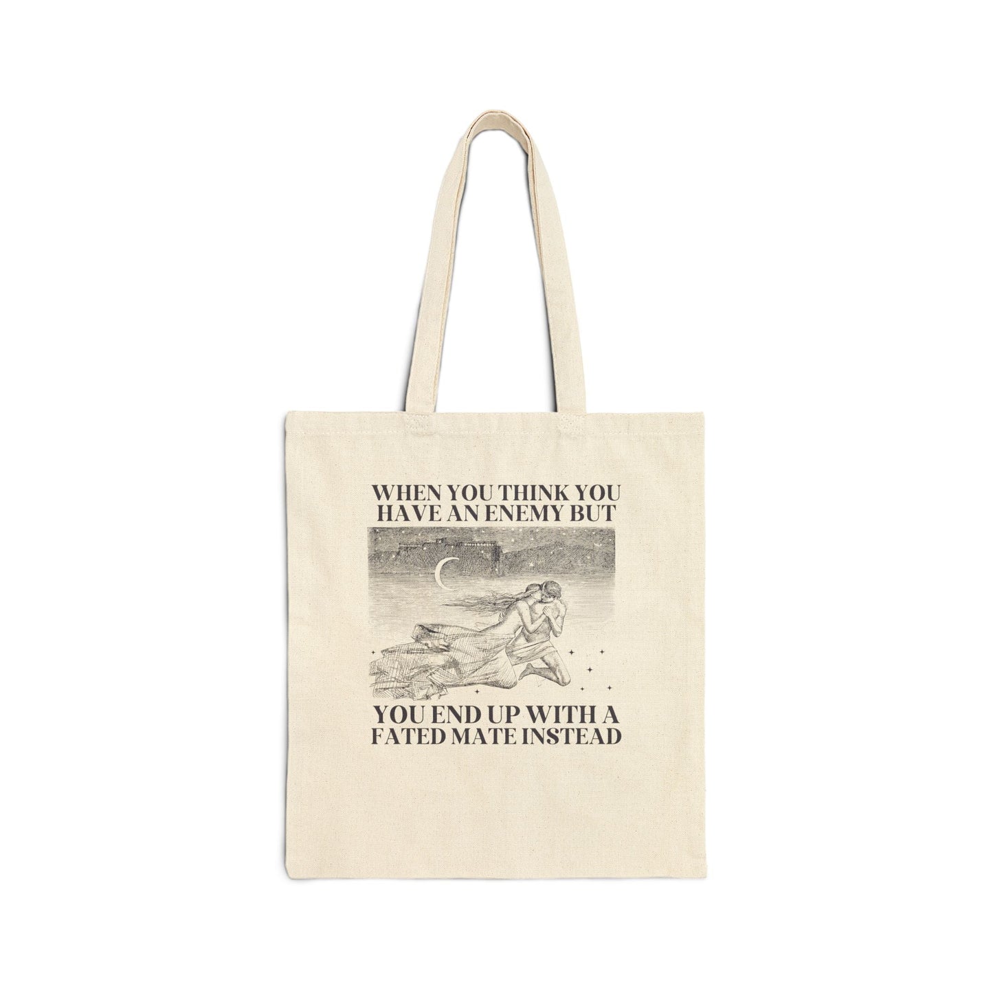 Fantasy Romance Bookworm Tote Bag