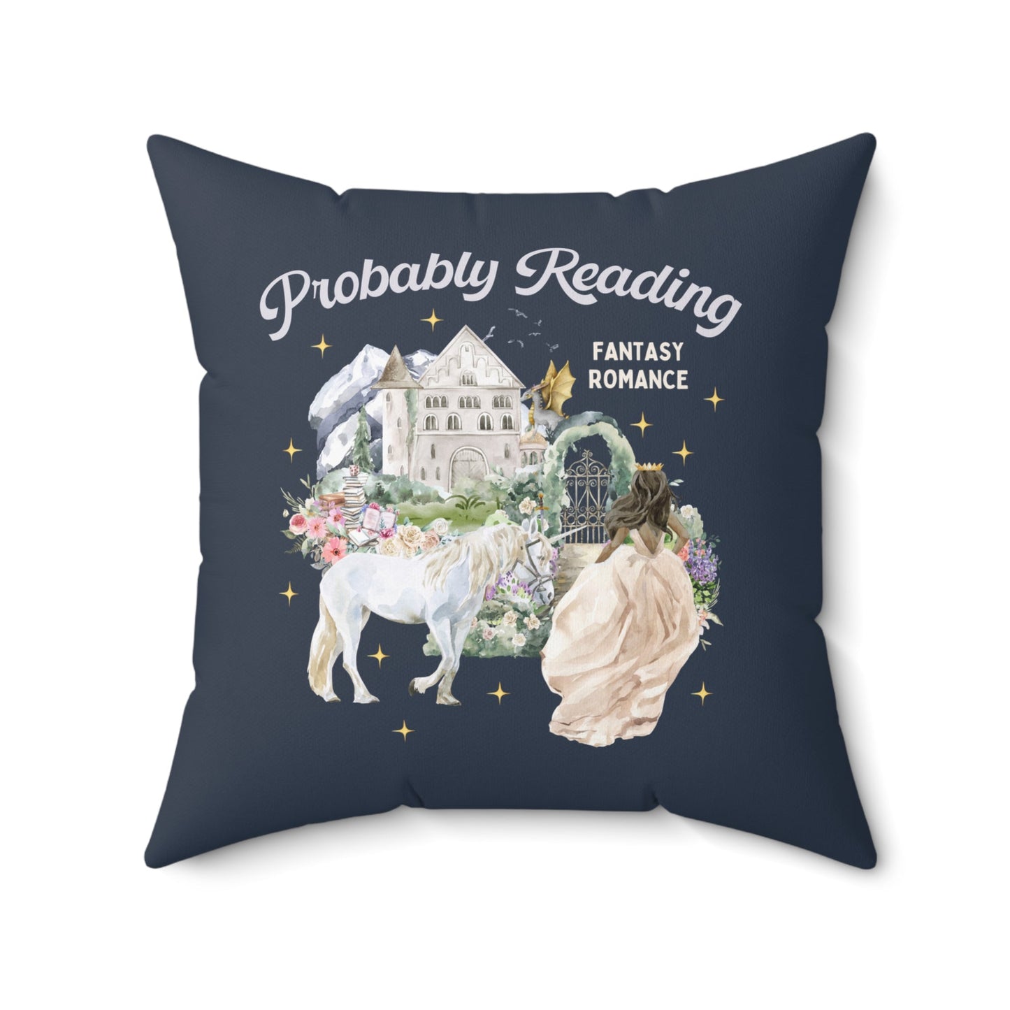 Fantasy Romance Reader Pillow