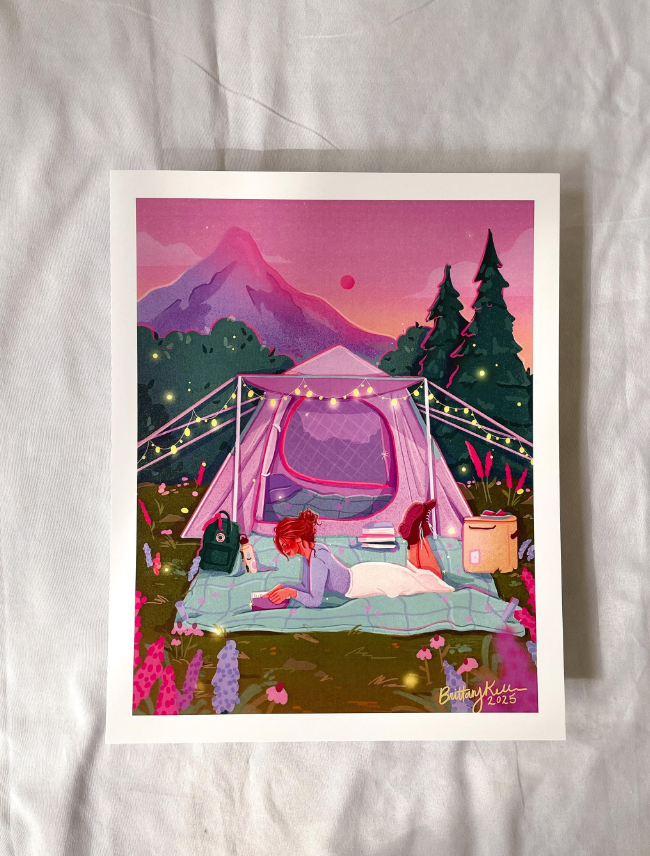 Wild and Reading Print