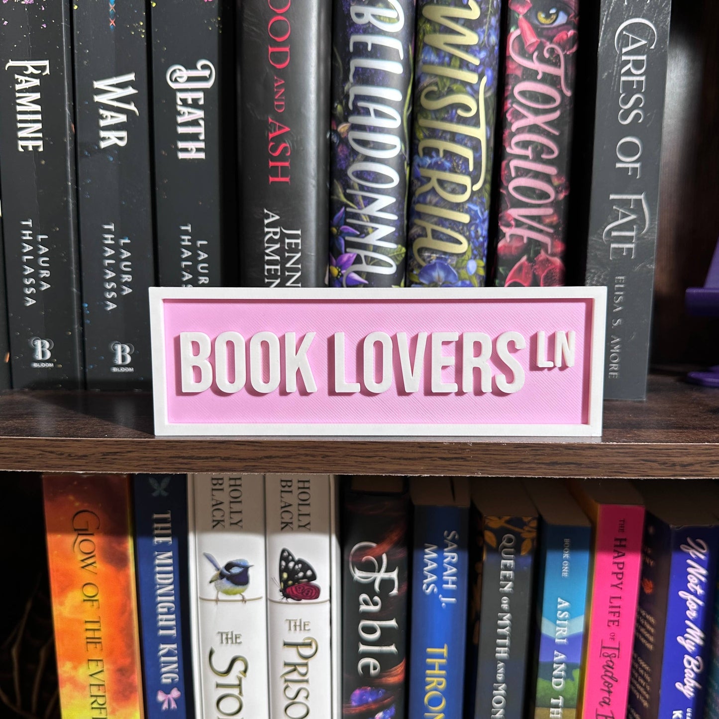 Book Lovers Street Sign | Bookshelf Decor