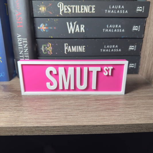Smut Book Shelf Sign | Home Decor