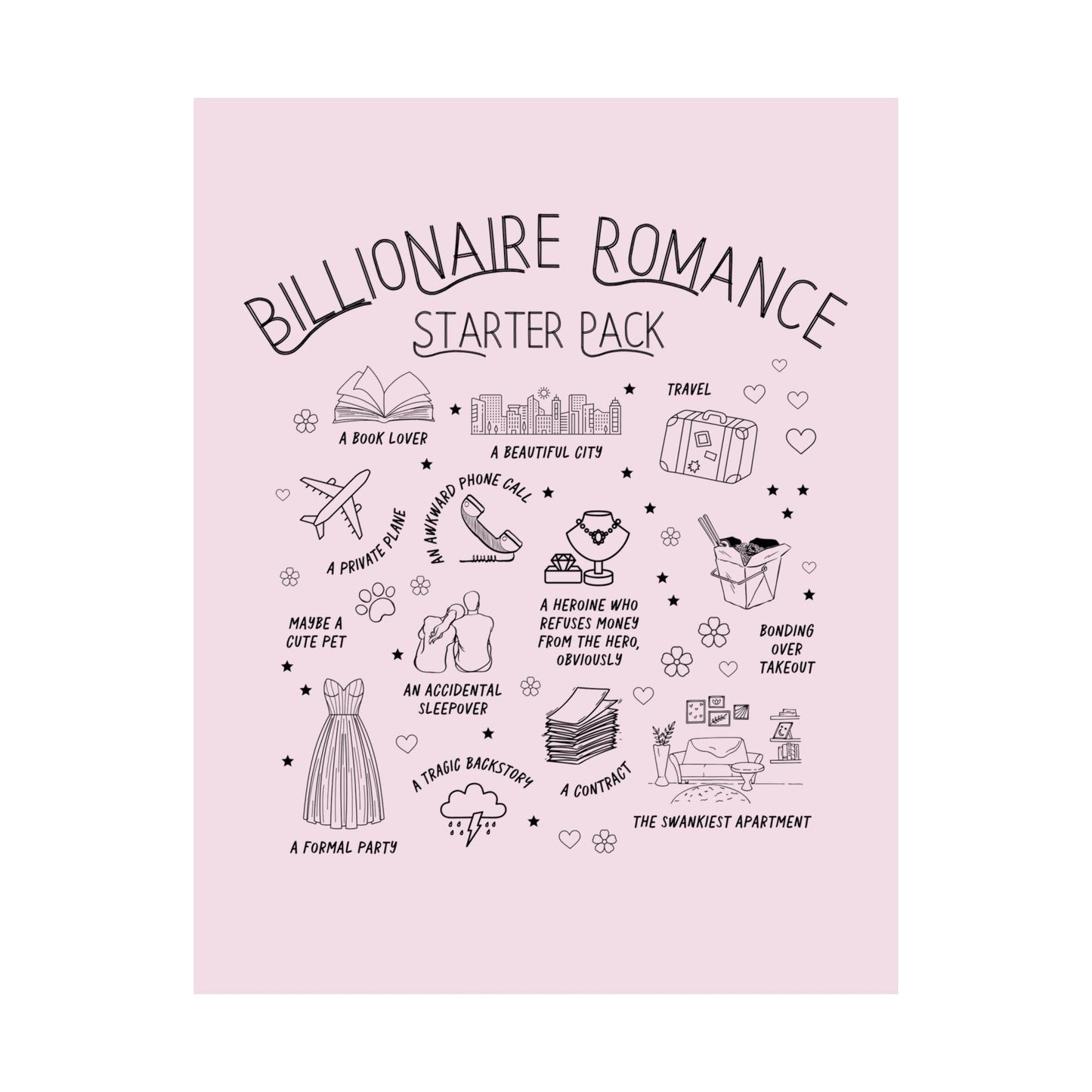 Funny Billionaire Romance Poster