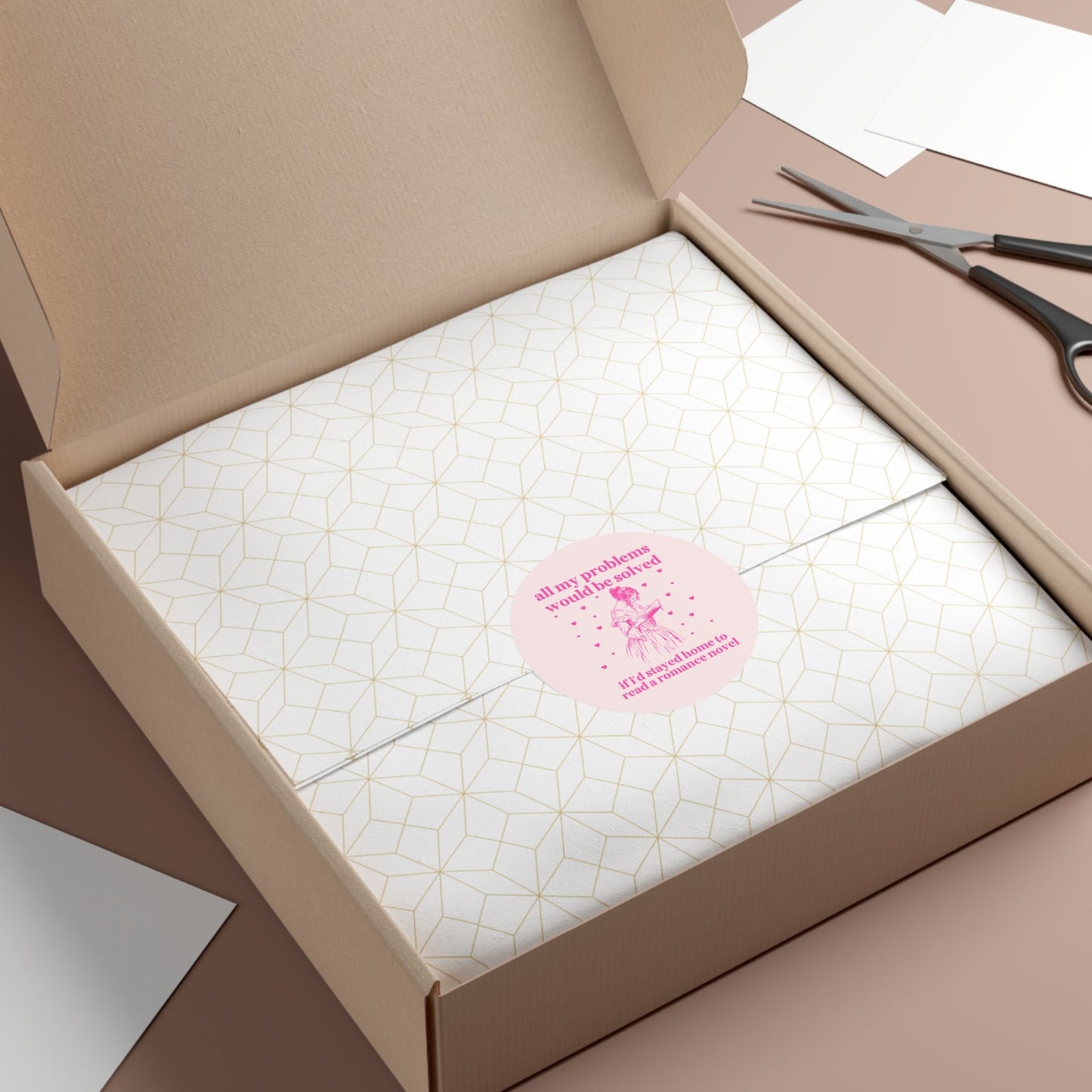 Funny Romance Reader Sticker