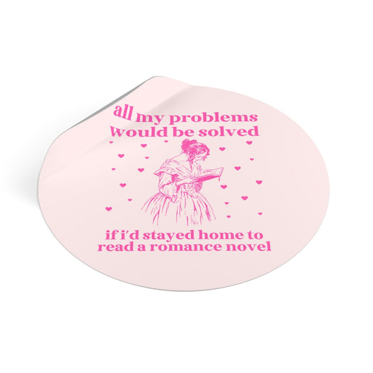 Funny Romance Reader Sticker