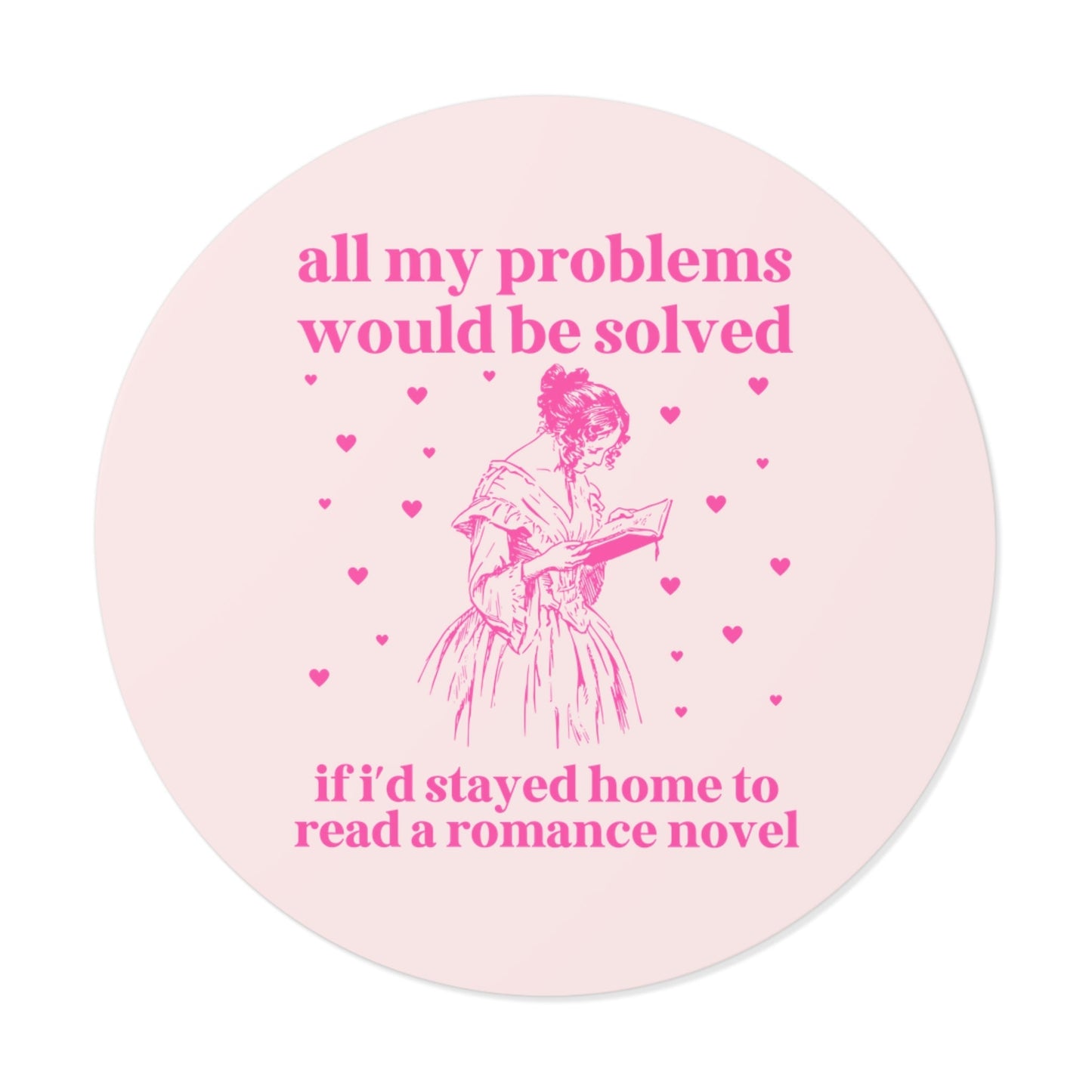 Funny Romance Reader Sticker