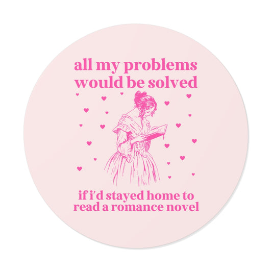 Funny Romance Reader Sticker