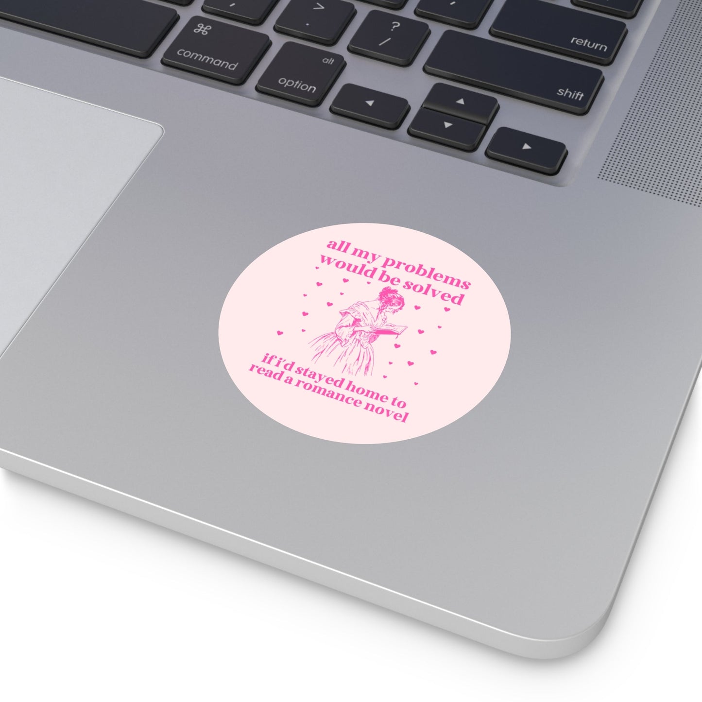 Funny Romance Reader Sticker