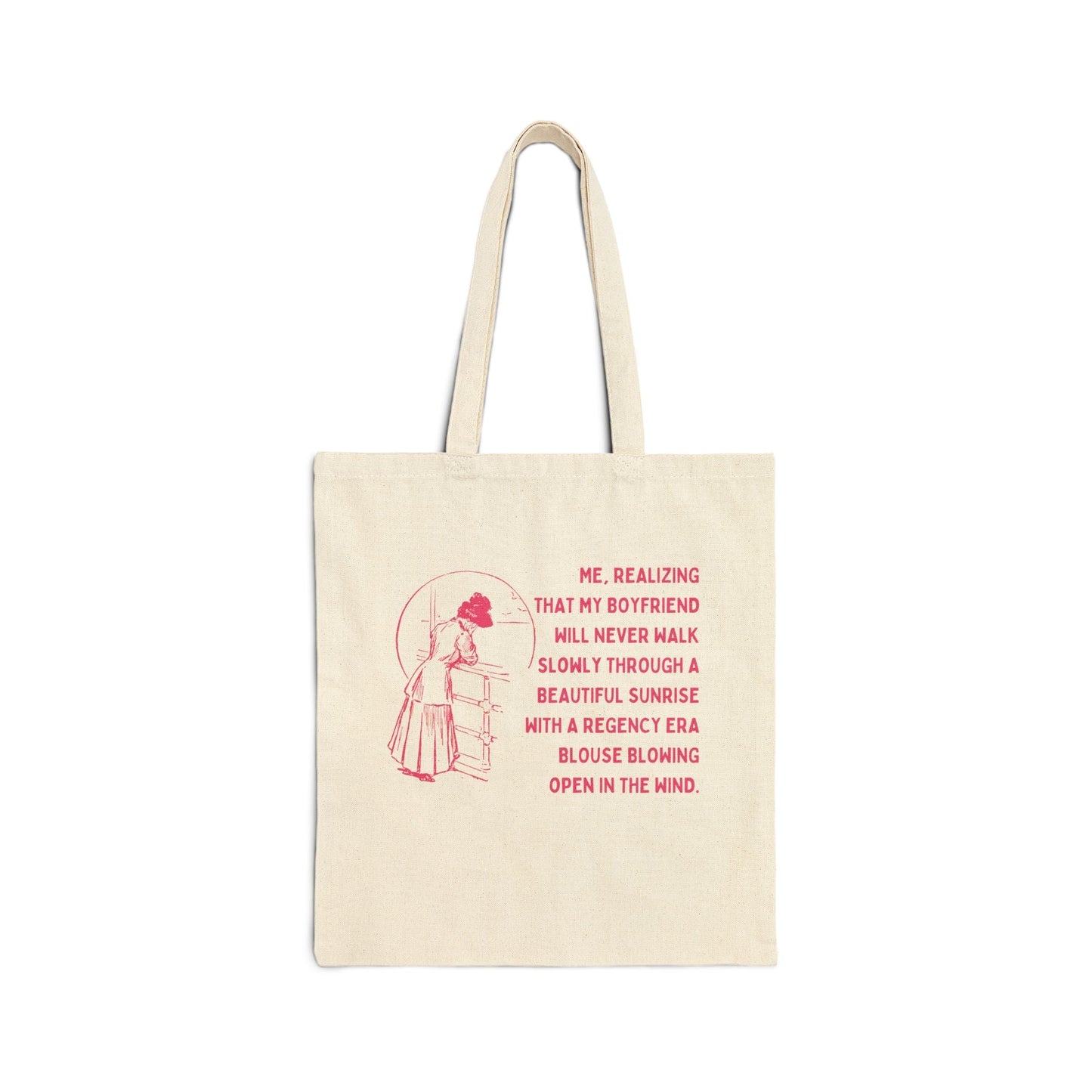 Funny Romance Reader Tote Bag for Bookworm