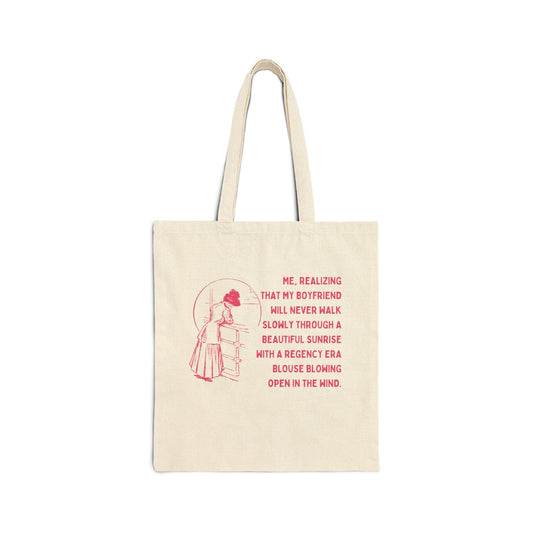 Funny Romance Reader Tote Bag for Bookworm