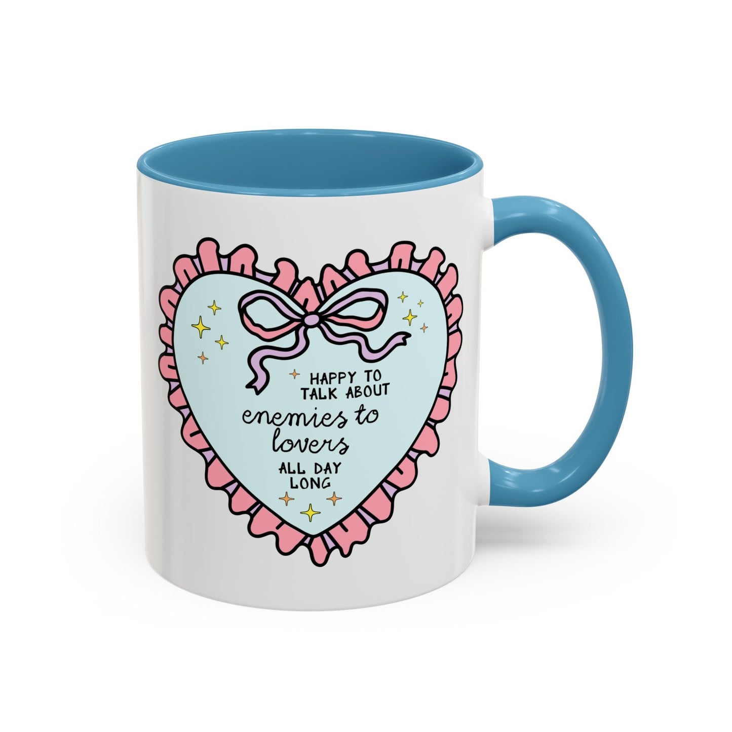 Happy to Talk About Enemies to Lovers All Day Long Coffee Mug