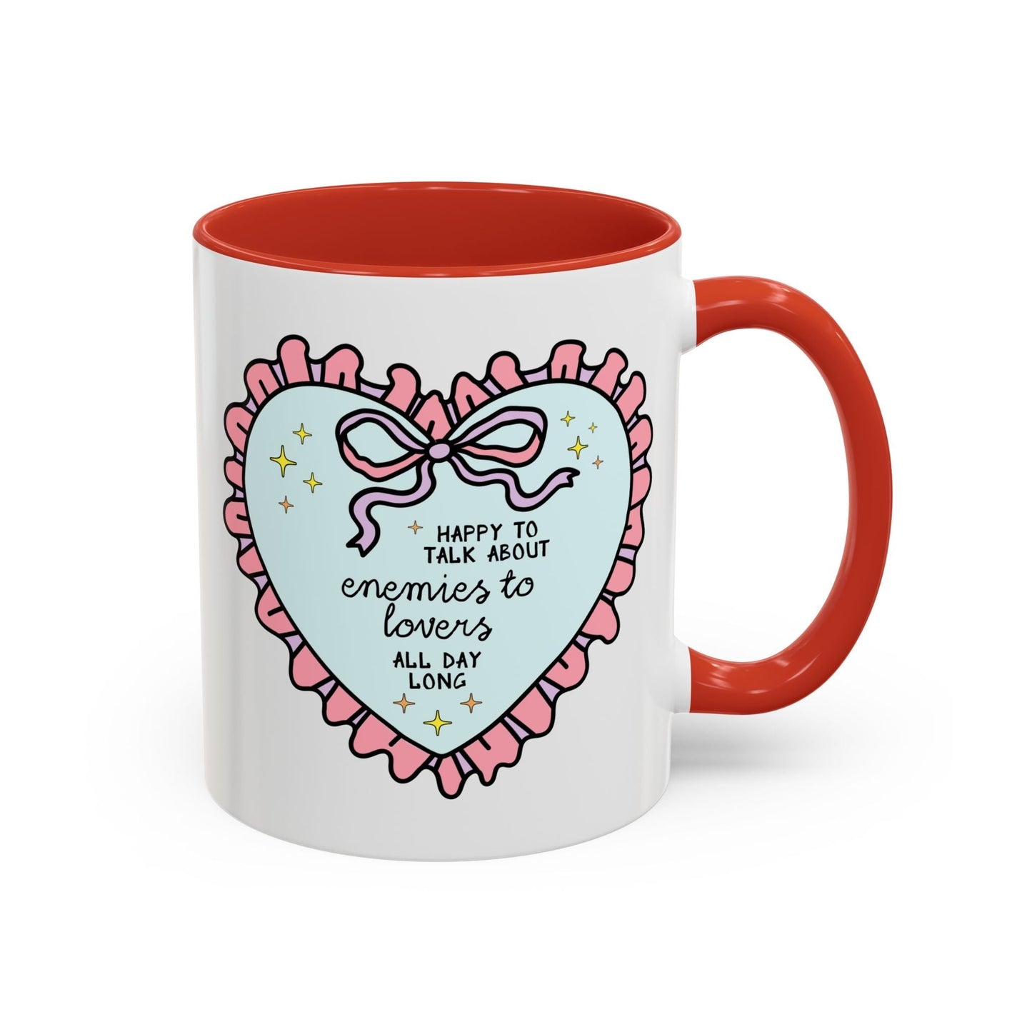 Happy to Talk About Enemies to Lovers All Day Long Coffee Mug