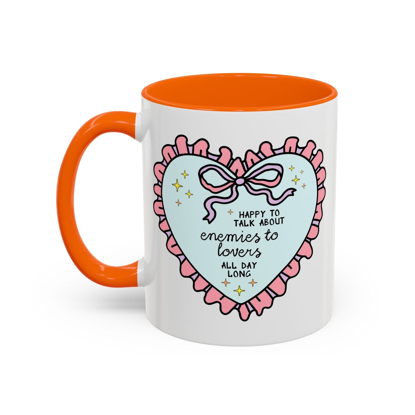 Happy to Talk About Enemies to Lovers All Day Long Coffee Mug