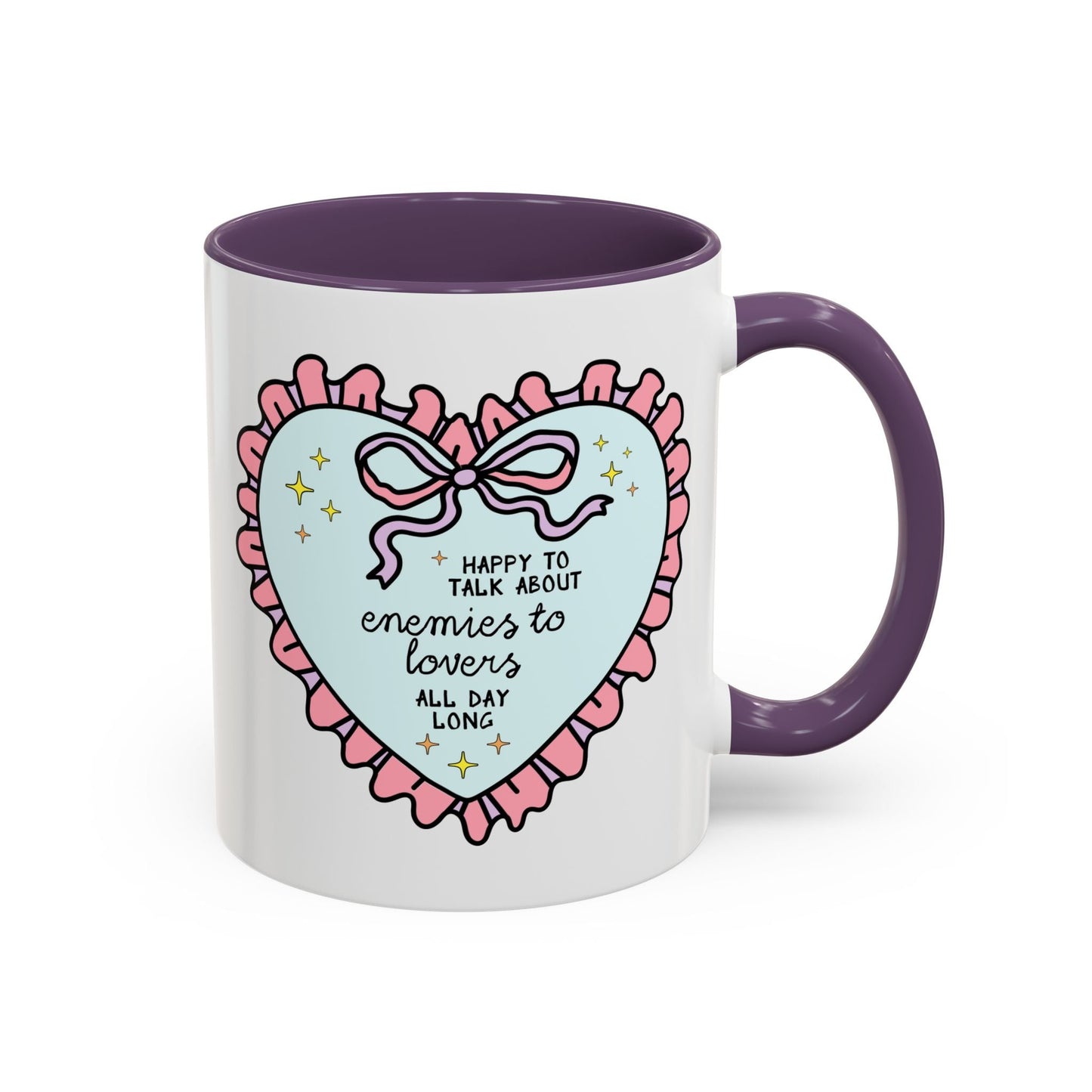 Happy to Talk About Enemies to Lovers All Day Long Coffee Mug