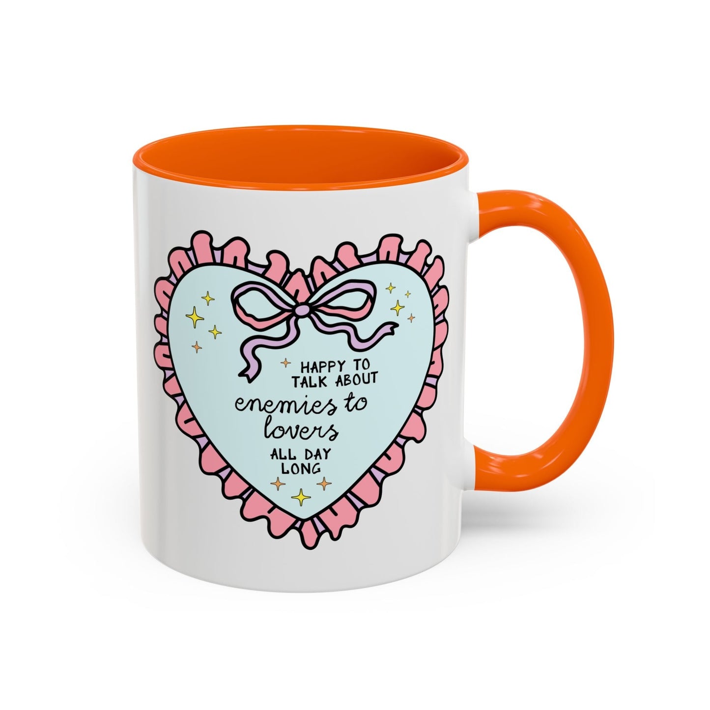 Happy to Talk About Enemies to Lovers All Day Long Coffee Mug