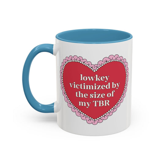 Lowkey Victimized by the Size of My TBR Coffee Mug