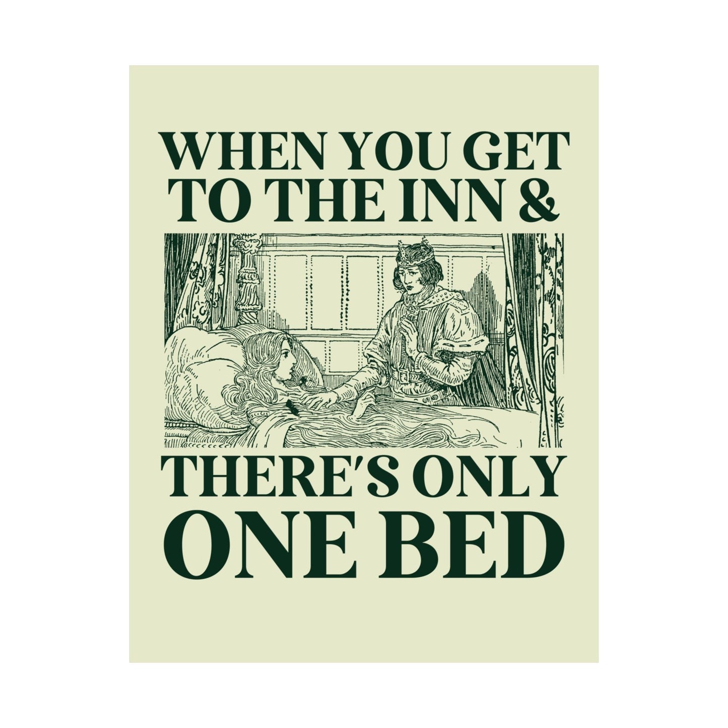 Only One Bed: Romance Tropes Poster