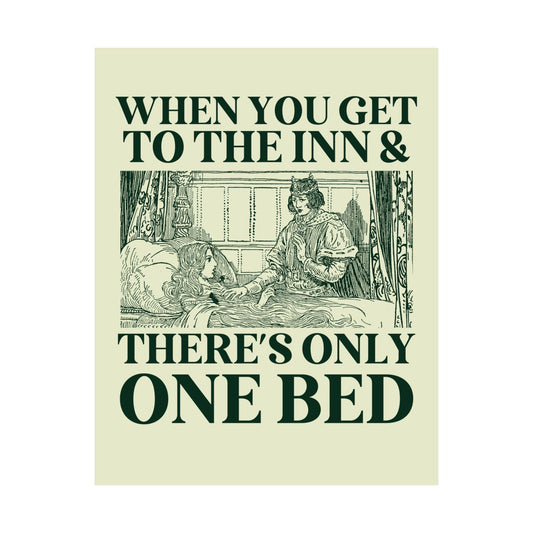 Only One Bed: Romance Tropes Poster