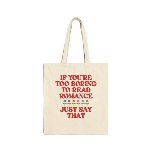 Retro Aesthetic Romance Book Lover Tote