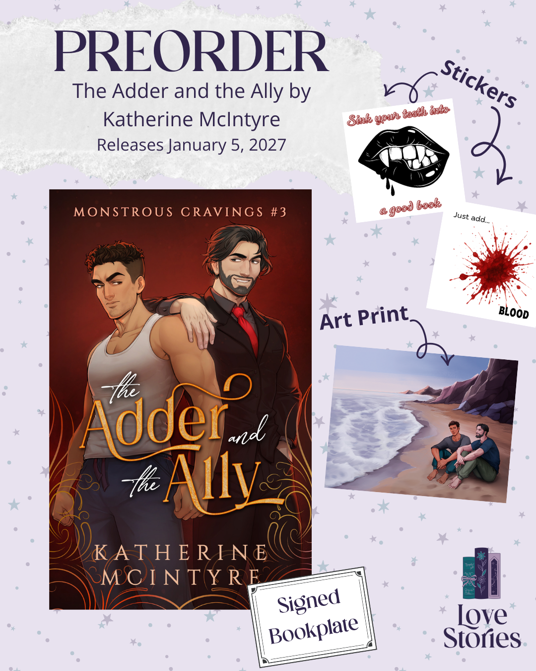 The Adder and the Ally (Monstrous Cravings series, book 3)